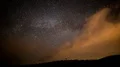 Milky Way Galaxy in Spring Sky Time Lapse Stars and Meteors 4k or 4k+ Resolution
