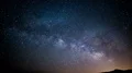 Milky Way Galaxy in Spring Sky Time Lapse Stars and Meteors 4k or 4k+ Resolution