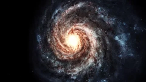 Milky Way Galaxy Zoom in, Animation 4K Stock Footage 242513551