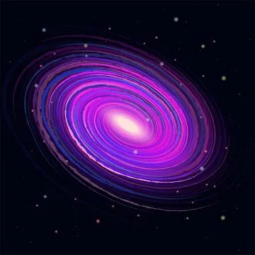 Milky way Stock Illustration