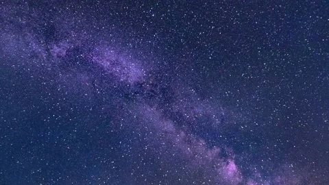 Milky way, night sky - flight through the stars - space background Stock Footage 146773896