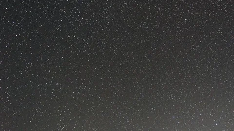 Milky Way over the mountains Stock Footage