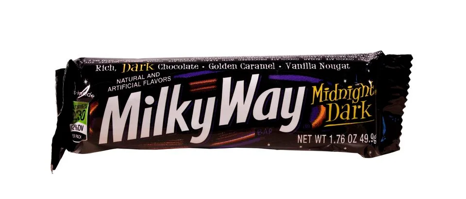 Milky way Stockfoto's