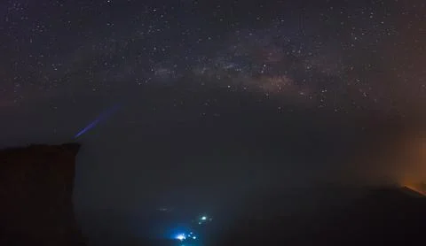 Milky way Stock Photos