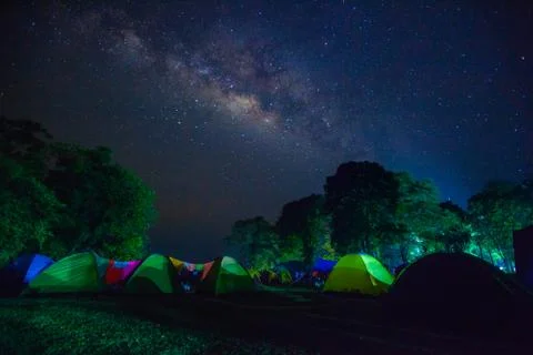 Milky way Stock Photos