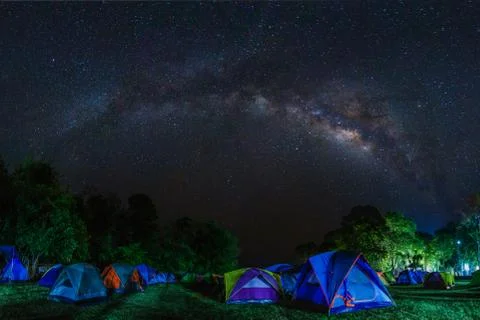 Milky way Stock Photos