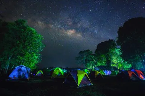 Milky way Stock Photos