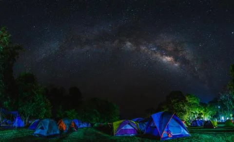 Milky way Stock Photos