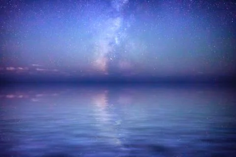 Milky Way Reflection Stock Photos