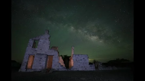 Milky Way Rising Time Lapse 30fps Stock Footage 277231841