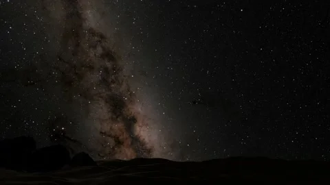 milky way rock land 0001-0250.mp4 | Stock Video | Pond5