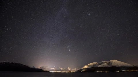 Milky Way rotation Stock Footage 100680942