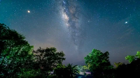 Milky way Star Stock Footage 93767057