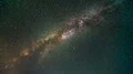 The milky way time lapse with asteroids skyfall in august. no clouds 4k or 4k+ Resolution