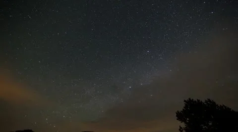 Milky Way Time Lapse Stock Footage 20078169