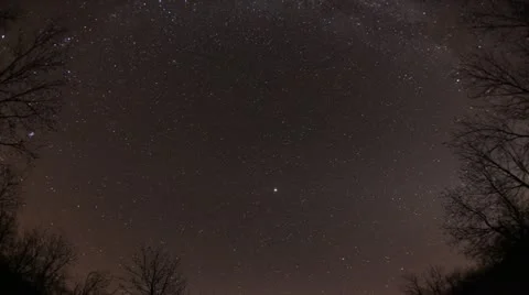 Milky Way Time Lapse Stock Footage 20143909