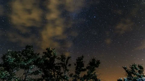 Milky Way Time Lapse Stock Footage 96255223