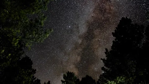 Milky Way Time Lapse Video stock 274874466