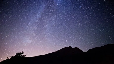 Milky way timelapse Stock Footage 93782145