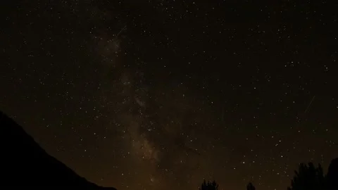 Milky way timelapse Stock Footage 161225377