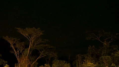 Milky Way timelapse, starry Night in Namibia 4K Stock Footage 107345080