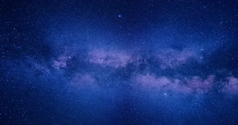 Milkyway 3 am Pan Stock Footage 198550410