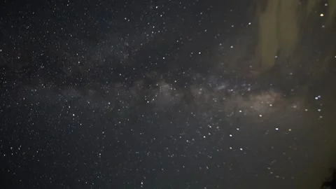 Milkyway on a clear night Stock Footage 161054053
