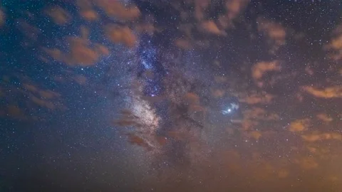 MilkyWay Core Night Timelapse Stock Footage 133369028