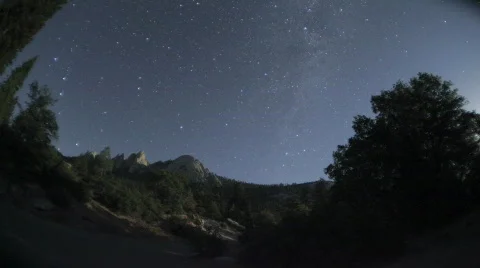 Milkyway Needles Timelapse Stock Footage 785582