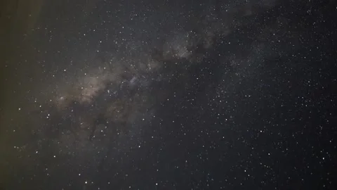 Milkyway with Rolling clouds  Stock Footage 161054055