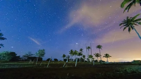 Milkyway in the sky. Stock Footage 104808711