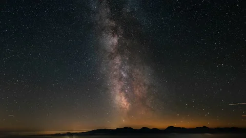 Milkyway timelapse Stock Footage 137115705