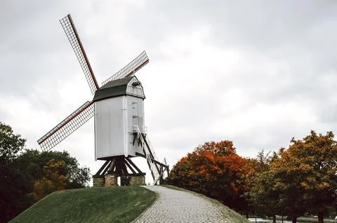 The mill in the autumn park Photos