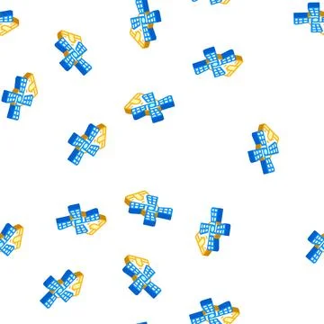 Mill building isometric icon vector sign illustration Ilustración de archivo