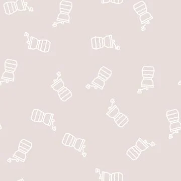 Mill coffee grinder manual line seamless pattern Illustrazione stock