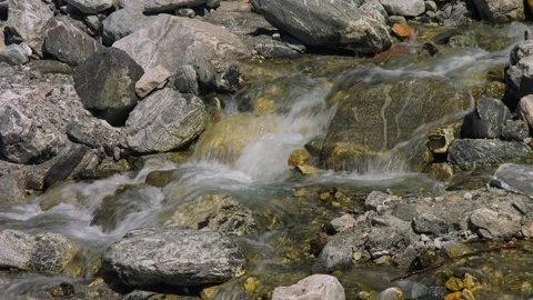 Mill Creek at the end of Winter Stock Footage 272500426