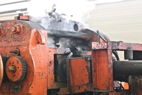 Mill cross helical rolling bars Stock-Fotos