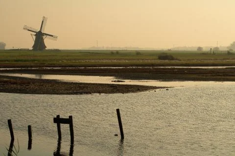 Mill in the fall Stock Photos