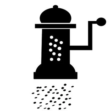 Mill icon on white background Stock Illustration