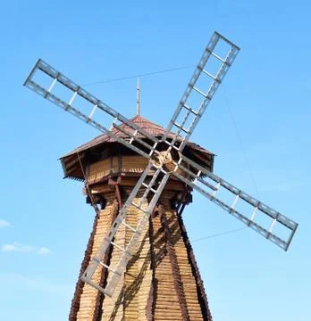 Mill in Izmailovsky Kremlin Stock Photos