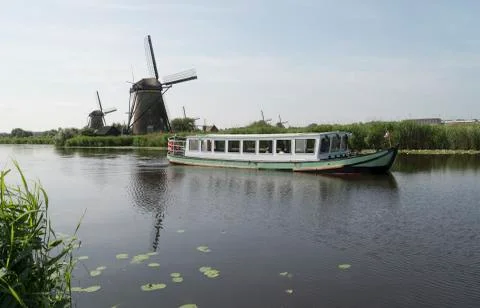Mill of Kinderijk Stock Photos