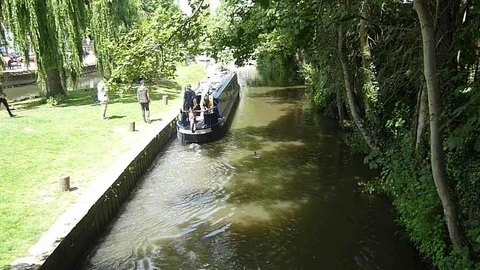 Mill Mead Lock Guildford, Surrey Stock-Footage 77109300