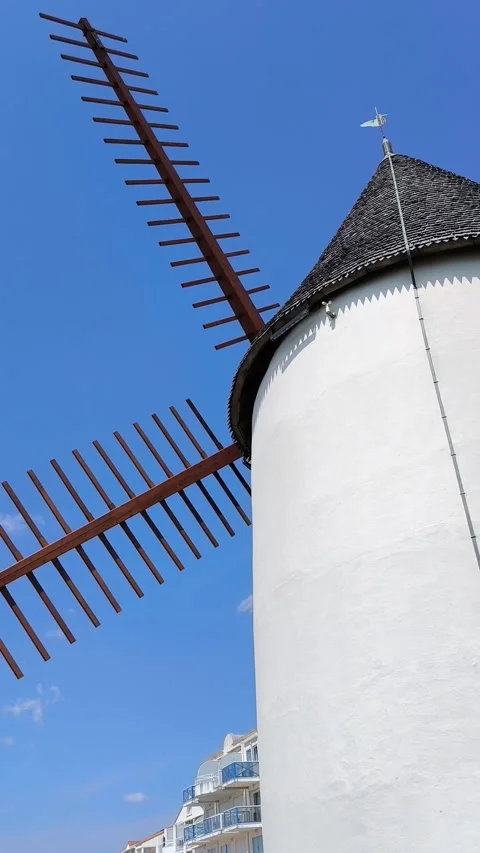 Mill of the port Stock Footage 308717935