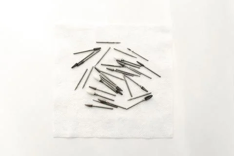 Mill for processing the nail plate. Stock Photos