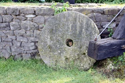 Mill stone Stock Photos