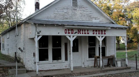 Mill Store Tilt-down Stock Footage 32348518