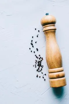 Mill On Table Stock Photos