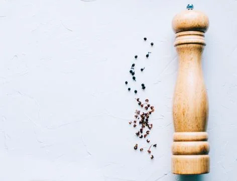 Mill On Table Stock Photos