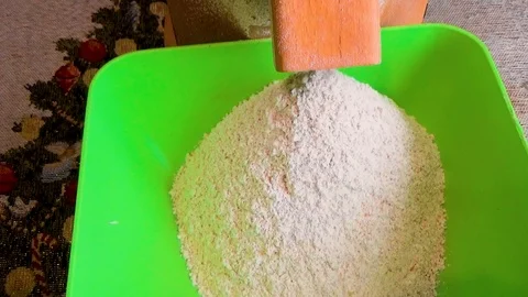 Mill turns grain into flour Video stock 103192112