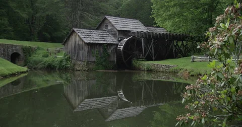 Mill on the Water Stock Footage 50941660
